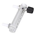 CNBTR Oxygen Air Gas Flowmeter Acrylic (LZQ-4 0.5-5LPM) with Control Valve for Oxygen Adjustable