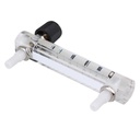 CNBTR Oxygen Air Gas Flowmeter Acrylic (LZQ-4 0.5-5LPM) with Control Valve for Oxygen Adjustable