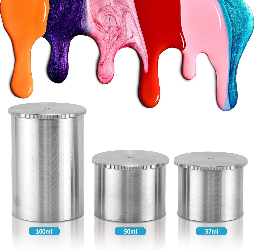 Paint Density Specific Gravity Cup Stainless Steel Paint Density Determiner Pycnometer Coating Specific Gravity Cup(37ml)